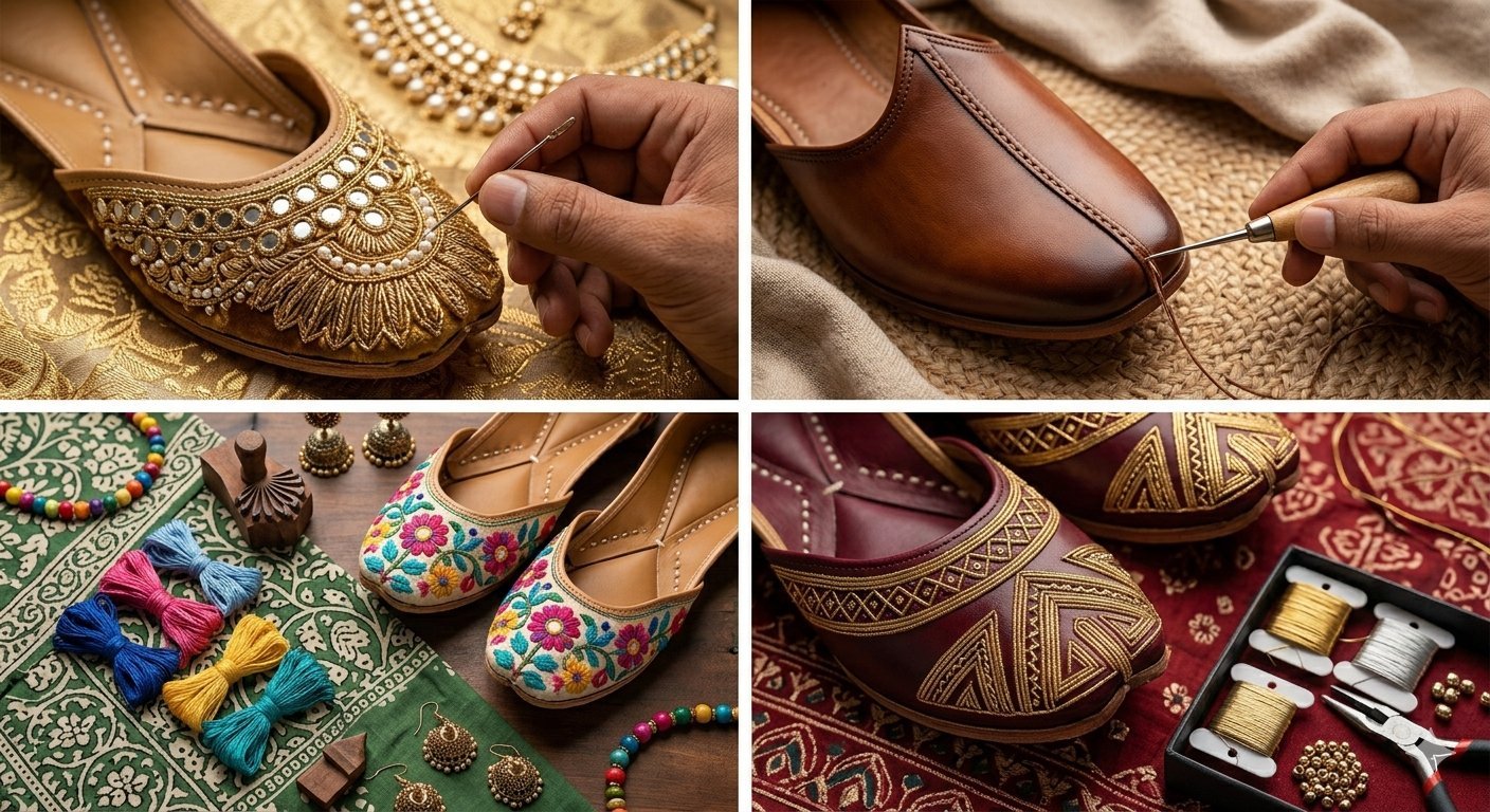 Traditional Khussa Footwear
